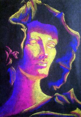 Venus Still Life - Chalk Sketch